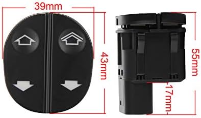 Twilight Garage 6 PIN Electric Power Window Control Switch Front Left Driver Side 1459686 6S6T14529AB For Fiesta Fusion Transit Connect KA
