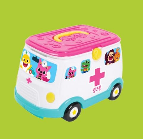 Amazon | 【韓国おもちゃ】ピンクフォン ベビーシャーク 119 救急車
