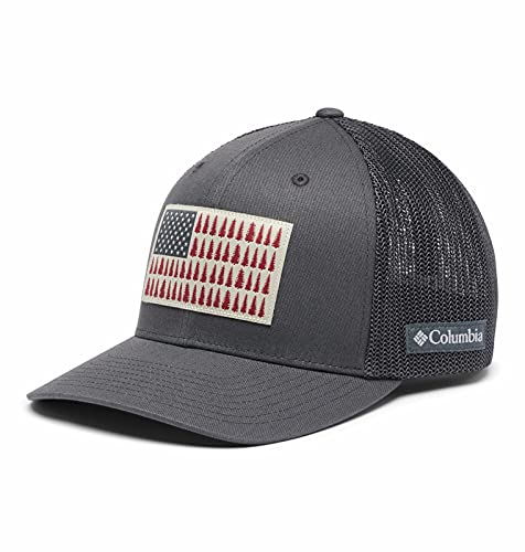 Image of Columbia Unisex PFG Fish Flag Mesh Ball Cap