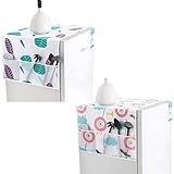 Estilo minimalista moderno, diseño único, 2 bolsillos grandes a cada lado, puede almacenar fácilmente artículos pequeños y ahorrar espacio. Ya sea que su estilo de decoración sea nórdico, retro o simple, el estilo simple de nuestra funda para frigorífico es perfecto para usted.