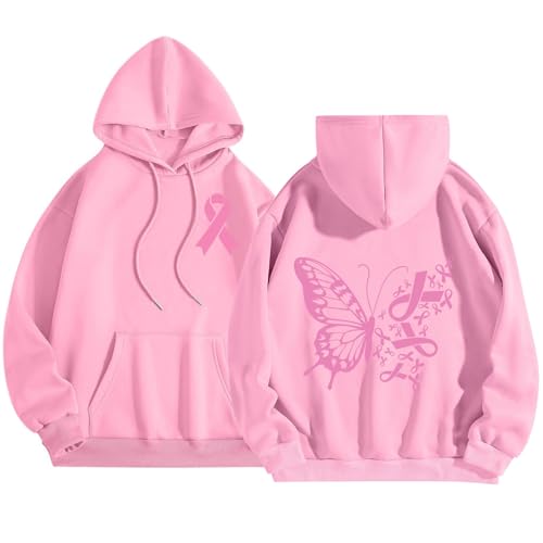Sweat Octobre Rose pull femme ample idée cadeau solidaire