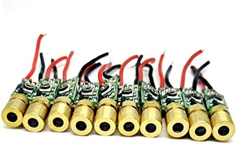 10 Pieces Mini Green Laser Light 515nm 520nm 5mw Green Laser Diode Dot Module Haunted House Light Effect Lamp