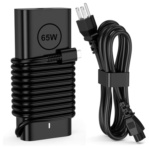 65W Dell Laptop Charger USB C, Computer Power Cord for Laptops, Replacement Dell Chromebook Charger 3100 3110 3400, Latitude 5420 5520 7420 5400 5300 5500, XPS 13 Adapter, 9Ft Type C USBC Supply