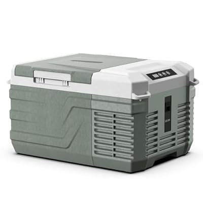 Alpicool 12 Volt Refrigerator Small Car Refrigerator (-4?-68?) 10 Quart Portable Refrigerator Car Fridge Portable 12V/24V DC Electric Cooler for Camping Plug in Cooler for Car Portable Freezer