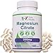Price comparison product image Premium Magnesium Citrate Tablets | 200mg Magnesium Supplement with Citric Acid |180 Easy Swallow Capsules (6 Months Supply)| Assists with Energy Levels, Sleep, Anxiety, Migraines & more| UK Made