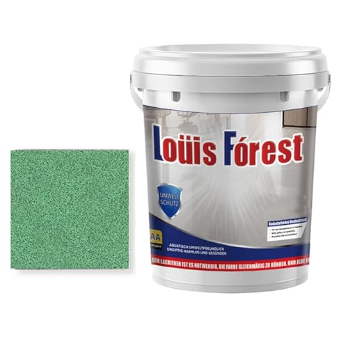 Epoxy Colored Sand Floor Paint, Epoxy Floor Paint, Waterproof, Non-Slip, for Basement, Wood Floors, Garage, Outdoor (Green,0.13Gal(0.5kg))