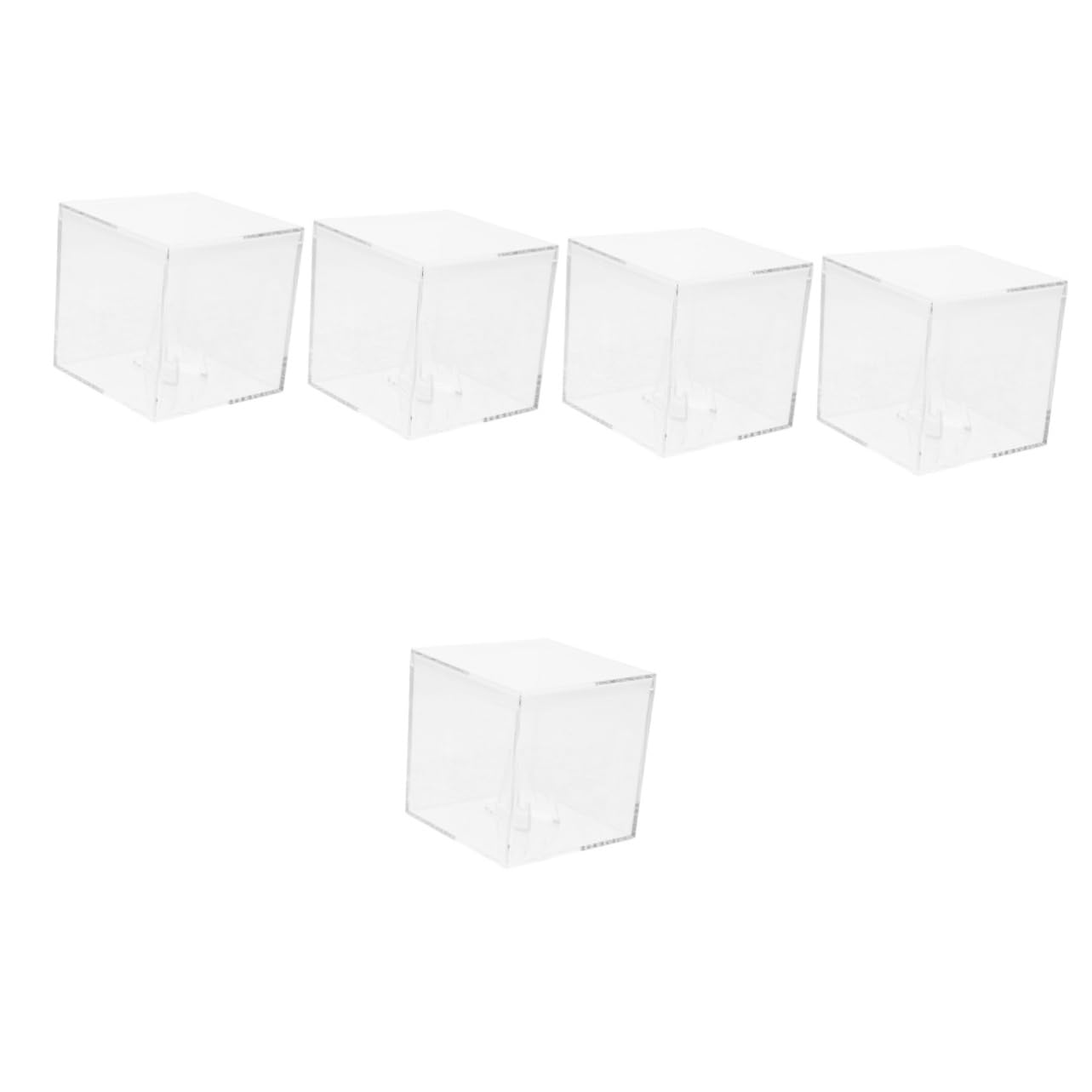 UPKOCH 5 Pz Di Visualizzazione Organizzatore Di Archiviazione Porta Plettri Per Chitarra Parti Di Chitarra Custodie Per Plettri Per Chitarra Transparent Acrilico