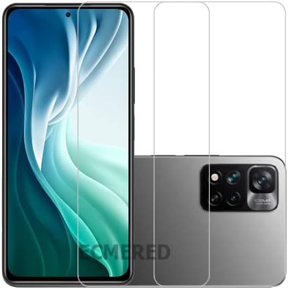ECMERED® Bubble Proof Tempered Glass Screen Protector for Xiaomi 11i 5G full screen coverage (Except Edges) (Transparent) (Pack of 2)