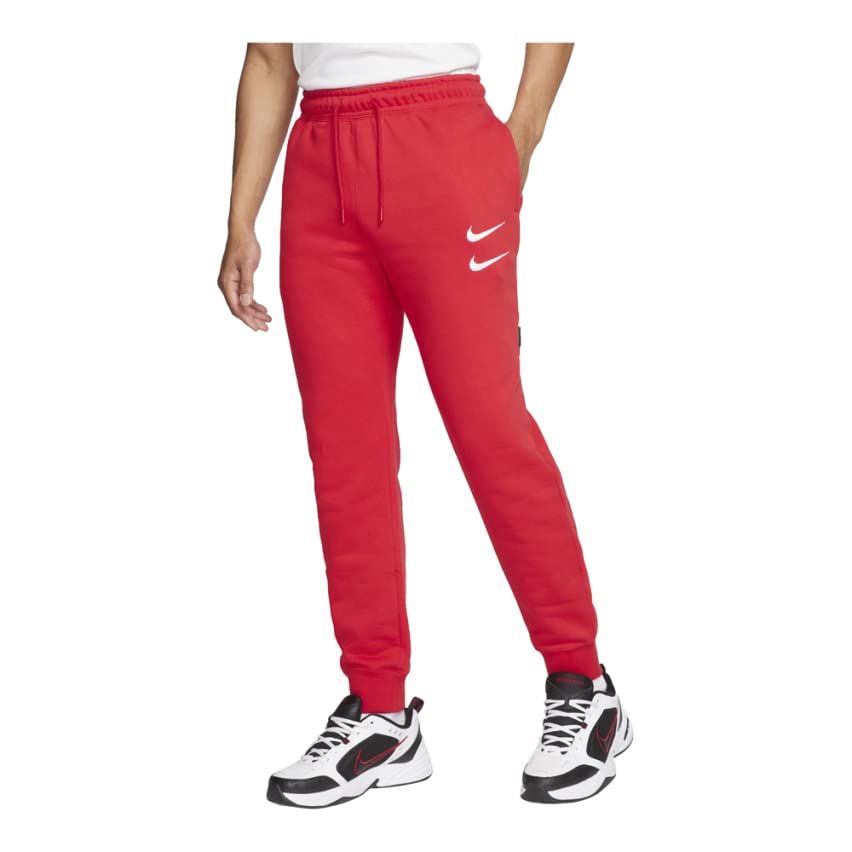 double nike swoosh joggers
