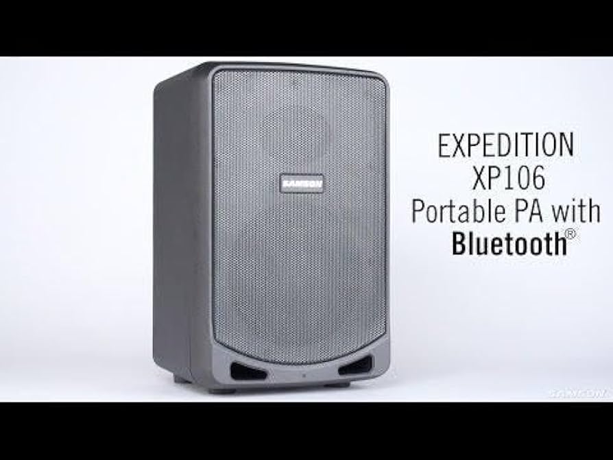 Amazon.com: Samson XP106 Rechargeable PA System(with Microphone