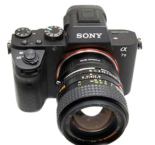 Adaptador Fotasy Minolta MD MC Rokkor a Montura E, compatible con Sony a7 a7R a7s II III IV a9 a7c Alpha 1 a6600 a6500 a6400 a6300 a6100 a6000 a5100 a5000 a3500 ZV-E10 miniatura 6