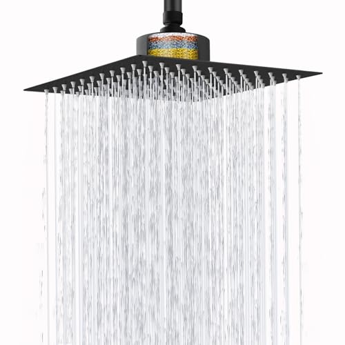 Nuodan High Pressure Rain Shower Head with Filtered - 8