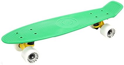Stereo Vinyl Cruiser Plastic Skateboard CST073 Rasta GITD