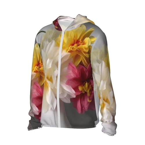 Veste UPF 50+ homme anti-UV à fleurs pour randonnée active - 3