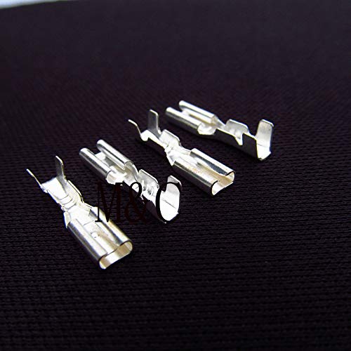 Davitu 5000pcs/bag Quality 2.8mm Female Uninsulated Spade Crimp Connector Terminal Block