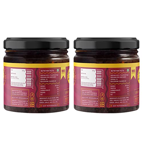 Image of MasterChow Black Bean Dip Pack of 2 | Dipping Sauce | Fermented Black Bean Sauce | Ready-to-Eat | Serves 4-5 (200g)