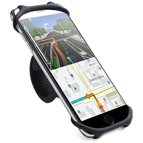 Handlebar Bicycle Mount for Galaxy A12 A32 A42 A51 A52 A71 A72 5G Phones - Silicone Holder Bike Non-Slip Strap Shockproof Z4R Compatible with Samsung Galaxy A12 A32 A42 A51 A52 A71 A72 5G Models