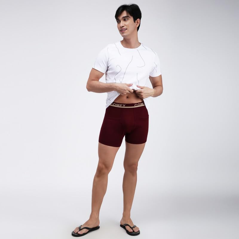 Image of Amul Comfy Men Cotton Solid Combo Pack(Assorted Colours May Vary)