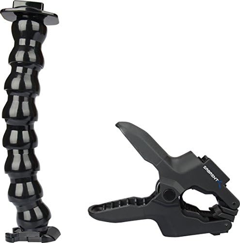 Sabrent Jaws Flex Clamp Mount with Adjustable Neck for GoPro cameras [Compatible with all GoPro cameras] (GP-JWFC)