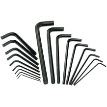 SK Hand Tools 19718A 18-Piece Fractional Hex Key Set