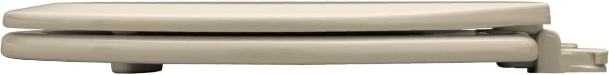Bemis 1500EC-162 is an Elongated Molded Wood Toilet Seat Closed Front - with Cover with a Silver Finish