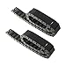 ANWOK 2PCS R38 18mm x 50mm Plastic Cable Wire Carrier Drag Chain, Drag Chain with End Connectors 1M Length for CNC - Semi Enclosed Type (Inner Side openable)