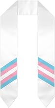 Transgender Flag Graduation Stole Class of 2025,LGBTQ Graduation Sash Scarf,Gift for Graduation's Day