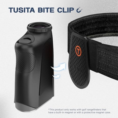 TUSITA Golf Steel HUB - Belt Clip Compatible with Bushnell Magnetic Golf Laser Rangefinders, Magnet Accessories - Thumbnail 2