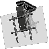 BITYCOW Sollevatore TV Motorizzato, Sollevatore TV a Scomparsa Nascosto, Staffa a Soffitto TV Motorizzata, Telecomando, Universale per TV 32-65/50-90 Pollici, per Home Cinema 32to65inchTVs
