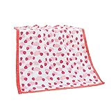 Zerodeko 1stuk Badhanddoek Voor Pasgeborenen Hydrofiele Fleece Met Cartoonprint Zachte Katoenen Baddeken Voor Bad of Swaddle Gebruik