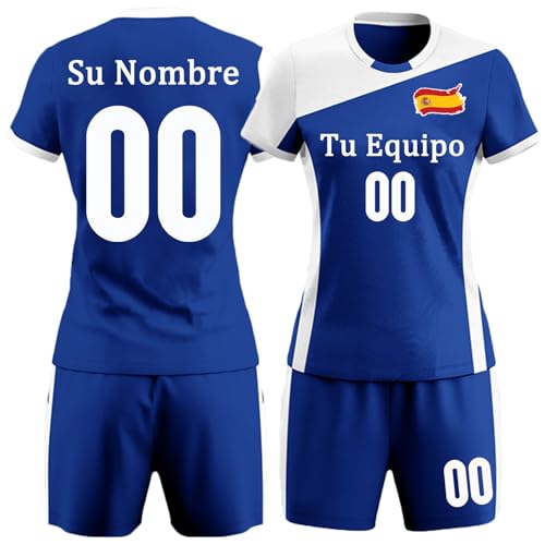 OXOQAQ Camiseta Voleibol Personalizada con Nombre, Número, Equipo para niñas y Mujeres Camisa y Pantalones Cortos de Voleibol Personalizados para Niños y Hombre
