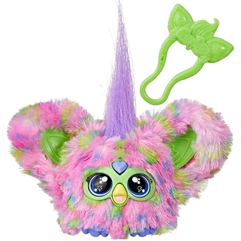 Furby Furblets Too-Koo Mini Friend, 45+ Sounds & Music, Speaks Only Furbish, Electronic Plush Toys for 6 Year Olds & Up, Multicolor Cover