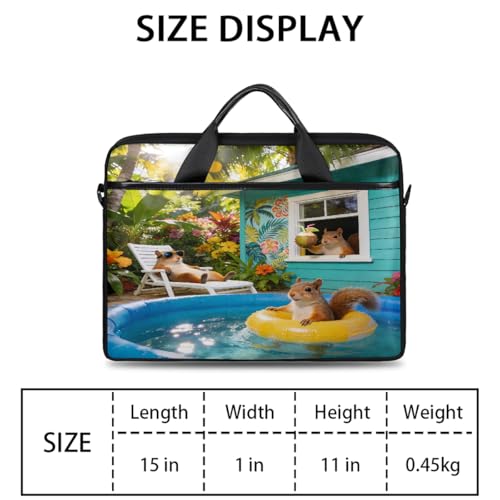 Bolso para laptop 15 pulgadas con correa ajustable miniatura 2