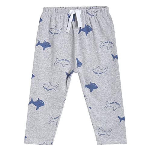 Image of miniklub Boys Blue Solid Pure Cotton Track Pants
