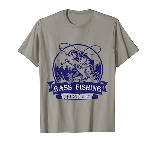 Funny Fishing Tees - Camiseta de torneo de pesca de lubina Camiseta