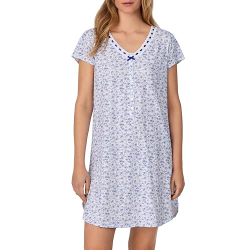 Image of Eileen West Sleepwear & Loungewear for Women - Jersey Knit Collection - 100% Cotton Lightweight Breathable Short Nightshirt
