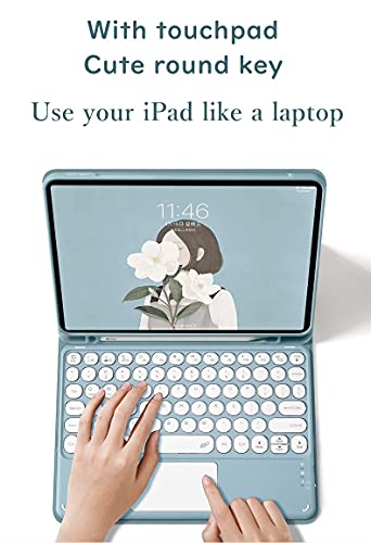 HENGHUI Keyboard Case for Galaxy Tab A7 10.4 inch 2020 Model (SM-T500 T505 T507) - Image 3