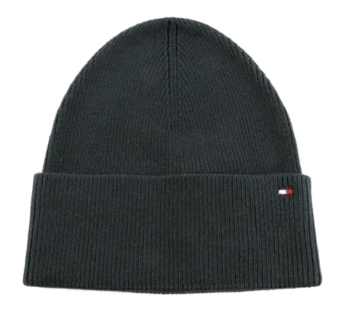 Tommy Hilfiger Damen Strickmütze Essential Flag Beanie mit Kaschmiranteil,...