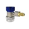 Wisepick Adjustable R134a & R1234yf AC Manual Quick Coupler Adapter Air Conditioner Refrigeration Freon Manifold Gauge Hose Connector #3