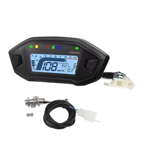 Tableau de bord moto pour remplacer un compteur défectueux avec affichage LCD