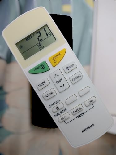 Image of All Ac Remote Control Compatible For Daikin Air Conditioner Remote (Arc484A6),White