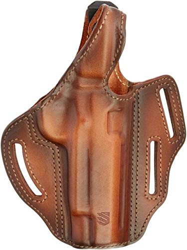 Amazon.com : Blackhawk 450002BBL Premium Leather 3 Slot Pancake