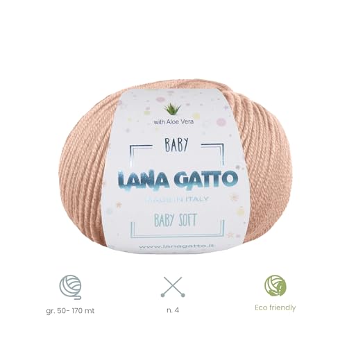 Baby Soft Yarns for Crocheting and Knitting 100% Merino Wool Treated with Aloe Vera - Image 3