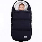 Universeller Fußsack: Geeignet für die meisten Kinderwagen. Praktisch, komfortabel und schön. Diese Fußabdeckung hat alle Faktoren berücksichtigt und ist für alle 3-Punkt- und 5-Punkt-Gurtsysteme geeignet.