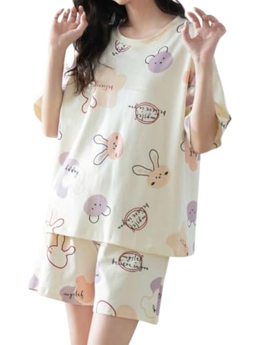 Image of Louis Luxe Women's Cotton Blend Pajama Set