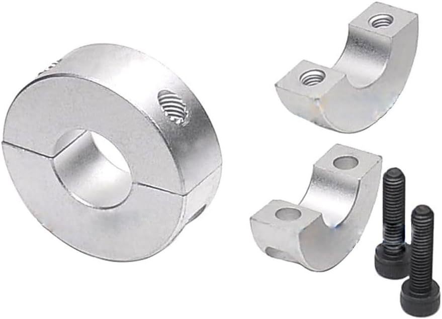 1Pcs SSH40 Double Split Shaft Collar Aluminum Alloy 40mm Shaft Locking Clamping Collar (1, SSH40; size:40x70x18mm)
