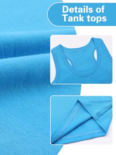 Image of Soft Undershirt Tank Top Cotton Sleeveless Shirts for Girls Or Boys