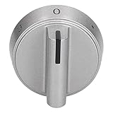 LUTH Premium Profi Parts Drehknopf Silber kompatibel mit Amica 9070453 für Herd
