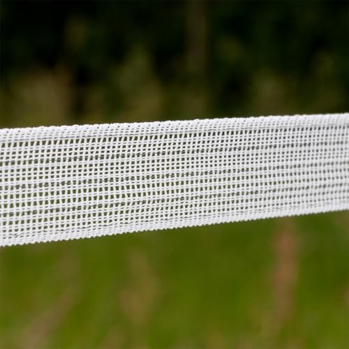 Voss.Farming Weidezaunband 200m, 20mm, 4x0,16 NIRO, weiß 1* Band für den Weidezaun