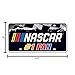 Rico Industries NASCAR Logo #1 Fan Metal Auto Tag 8.5
